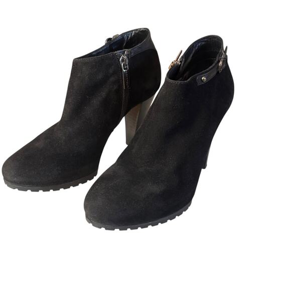 Aquatalia Suede & Leathe Ankle Booties Size 5.5 - Picture 14 of 14